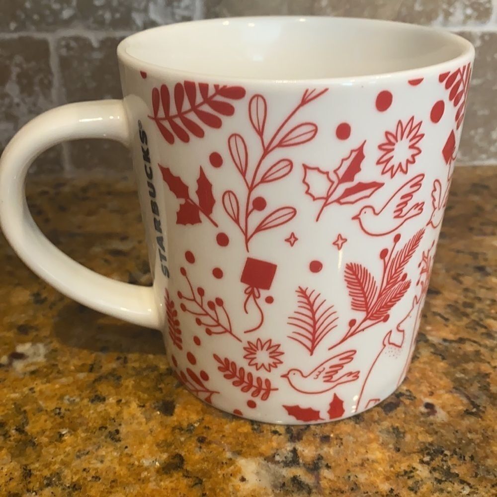Starbucks holiday winter print mug - Picture 3 of 5